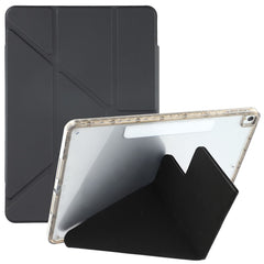 Tablet Case For iPad 10.2 (2021)  /  (2020)  /  (2019)  /  Air 10.5 inch (2019) Magnetic Dual Clasp PU TPU Acrylic Origami Stand Cover