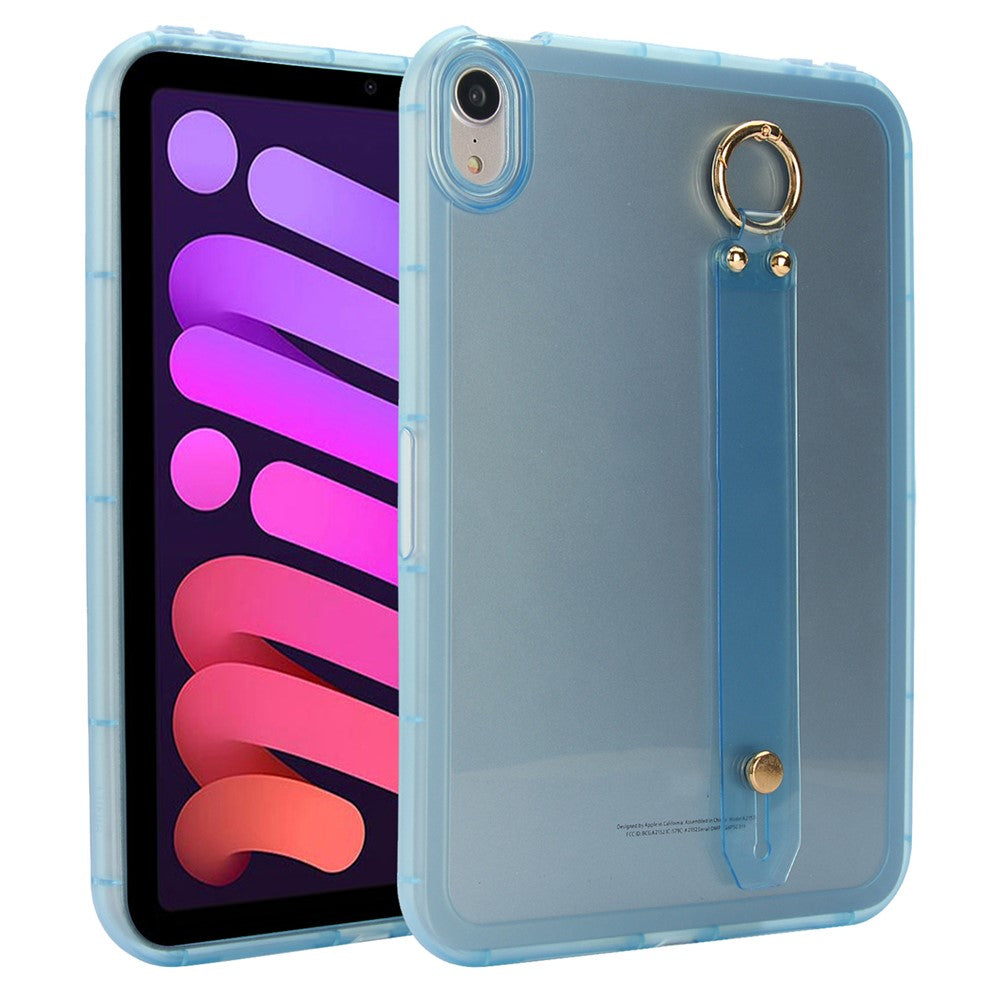 For iPad mini (2024)  /  (2021) Case Shockproof TPU Tablet Cover with Wristband - TechGearPal
