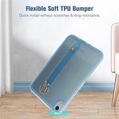 For iPad mini (2024)  /  (2021) Case Shockproof TPU Tablet Cover with Wristband