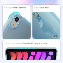 For iPad mini (2024)  /  (2021) Case Shockproof TPU Tablet Cover with Wristband