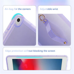 For iPad Air 10.5 inch (2019) Case Shockproof TPU Tablet Cover with Wristband