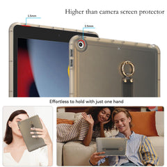 Tablet Case For iPad 10.2 (2021)  /  (2020)  /  (2019) Shockproof TPU Cover with Wristband