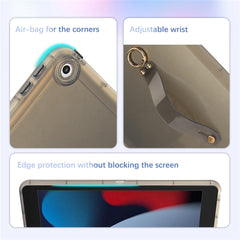 Tablet Case For iPad 10.2 (2021)  /  (2020)  /  (2019) Shockproof TPU Cover with Wristband
