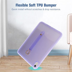 For iPad (2025)  /  10.9 (2022) Case Shockproof TPU Tablet Cover with Wristband