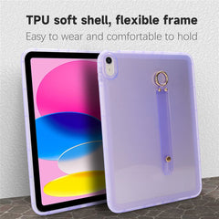 For iPad (2025)  /  10.9 (2022) Case Shockproof TPU Tablet Cover with Wristband