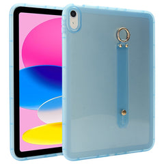 For iPad (2025)  /  10.9 (2022) Case Shockproof TPU Tablet Cover with Wristband