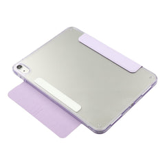 For iPad (2025)  /  10.9 (2022) Case Magnetic Dual Clasp PU TPU Acrylic Origami Stand Tablet Cover