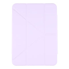 For iPad (2025)  /  10.9 (2022) Case Magnetic Dual Clasp PU TPU Acrylic Origami Stand Tablet Cover