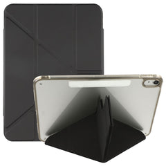 For iPad (2025)  /  10.9 (2022) Case Magnetic Dual Clasp PU TPU Acrylic Origami Stand Tablet Cover