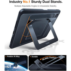 TORRAS Duo Series Tablet Case For iPad Air 11 (2025)  /  (2024)  /  Air (2022)  /  (2020) Kickstand TPU PC Cover with Stylus Holder