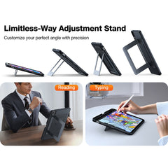 TORRAS Duo Series Tablet Case For iPad Air 11 (2025)  /  (2024)  /  Air (2022)  /  (2020) Kickstand TPU PC Cover with Stylus Holder