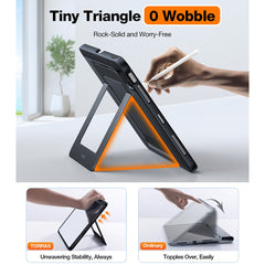 TORRAS Duo Series Tablet Case For iPad Air 11 (2025)  /  (2024)  /  Air (2022)  /  (2020) Kickstand TPU PC Cover with Stylus Holder