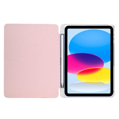 Étui pour tablette iPad 9,7 pouces (2018) / (2017) / Air 2 / Air (2013) avec support pliable en Y, coque transparente en cuir pailleté et acrylique TPU 