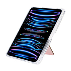Tablet Case For iPad Pro 12.9 (2022)  /  (2021)  /  (2020)  /  (2018) Y-Fold Stand Glitter Leather TPU Acrylic Clear Cover