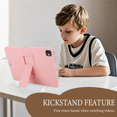 For iPad Pro 11 (2024) Case TPU + PC Skin-Friendly Kickstand Tablet Cover
