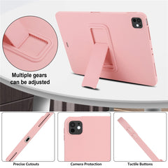 For iPad Pro 11 (2024) Case TPU + PC Skin-Friendly Kickstand Tablet Cover