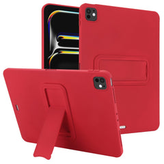 For iPad Pro 11 (2024) Case TPU + PC Skin-Friendly Kickstand Tablet Cover