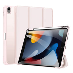 DUX DUCIS TOBY Series For Apple iPad (2025) / 10.9 (2022) TPU+PC+Leather Case Three-Fold Stand Tablet Cover with Pen Slot