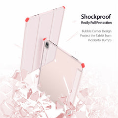DUX DUCIS TOBY Series For Apple iPad (2025) / 10.9 (2022) TPU+PC+Leather Case Three-Fold Stand Tablet Cover with Pen Slot