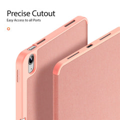 DUX DUCIS Domo Series for iPad (2025) / 10.9 (2022) Case Auto Wake / Sleep Tri-Fold Stand Leather Cover