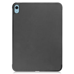 For iPad (2025) / 10.9 (2022) PU Leather Protective Case Drop-Proof Tri-Fold Stand Tablet Cover with Auto Wake  /  Sleep