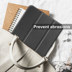 For iPad (2025) / 10.9 (2022) PU Leather Protective Case Drop-Proof Tri-Fold Stand Tablet Cover with Auto Wake  /  Sleep