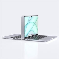 LENTION For MacBook Pro 16 inch (2024) (2023) (2021) Laptop Plastic Case Front and Back Transparent Protective Notebook Cover