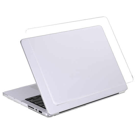 LENTION For MacBook Pro 16 inch (2024) (2023) (2021) Laptop Plastic Case Front and Back Transparent Protective Notebook Cover