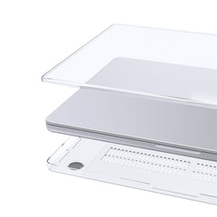 LENTION For MacBook Pro 16 inch (2024) (2023) (2021) Laptop Plastic Case Front and Back Transparent Protective Notebook Cover