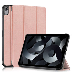 Für iPad (2025) / 10.9 (2022) Tablet-Hülle aus PU-Leder, dreifach faltbarer Ständer, vollständiger Schutz, Tablet-Abdeckung 