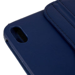 For iPad (2025) / 10.9 (2022) Protective Case Rotary Stand PU Leather Anti-Drop Tablet Cover with Elastic Band