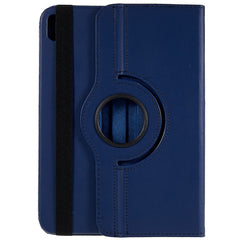 For iPad (2025) / 10.9 (2022) Protective Case Rotary Stand PU Leather Anti-Drop Tablet Cover with Elastic Band