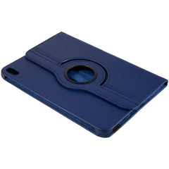 For iPad (2025) / 10.9 (2022) Protective Case Rotary Stand PU Leather Anti-Drop Tablet Cover with Elastic Band