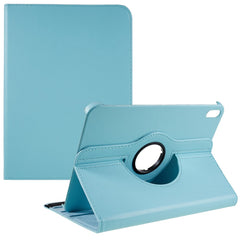 For iPad (2025) / 10.9 (2022) Protective Case Rotary Stand PU Leather Anti-Drop Tablet Cover with Elastic Band