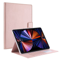HANMAN Mill Series for iPad Pro 12.9 (2022)  / (2021) / (2020) / (2018) PU Leather + TPU Tablet Case Magnetic Clasp Stand Wallet Cover