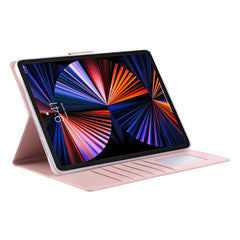 HANMAN Mill Series for iPad Pro 12.9 (2022)  / (2021) / (2020) / (2018) PU Leather + TPU Tablet Case Magnetic Clasp Stand Wallet Cover