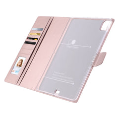HANMAN Mill Series for iPad Pro 12.9 (2022)  / (2021) / (2020) / (2018) PU Leather + TPU Tablet Case Magnetic Clasp Stand Wallet Cover