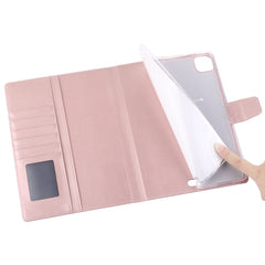 HANMAN Mill Series for iPad Pro 12.9 (2022)  / (2021) / (2020) / (2018) PU Leather + TPU Tablet Case Magnetic Clasp Stand Wallet Cover