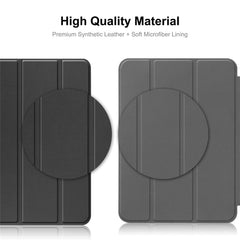 Étui antichoc ENKAY HAT PRINCE pour iPad (2025) / 10.9 (2022) en cuir PU + PC avec support à trois volets 
