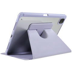 For iPad Pro 12.9 (2018) / (2020) / (2021) / (2022) Anti-Drop Tablet Case with Rotary Kickstand PU Leather + TPU + Acrylic Protective Cover