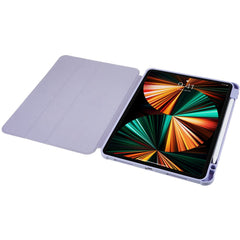 For iPad Pro 12.9 (2018) / (2020) / (2021) / (2022) Anti-Drop Tablet Case with Rotary Kickstand PU Leather + TPU + Acrylic Protective Cover