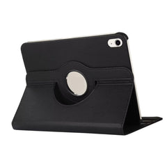 Étui antichoc ENKAY pour iPad (2025) / 10.9 (2022) en cuir PU avec support rotatif à 360 degrés et texture litchi 