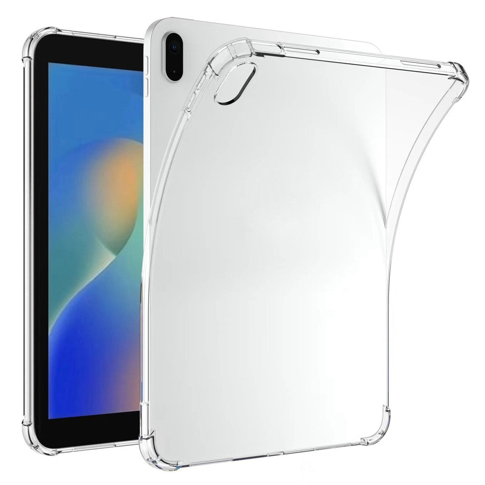 Für iPad (2025) / iPad 10.9 (2022) Weiches TPU-transparentes Gehäuse Eckenschutz Stoßfeste Rückabdeckungsschale 