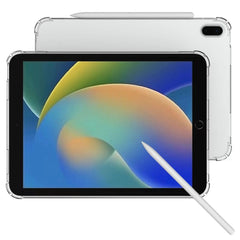 Für iPad (2025) / iPad 10.9 (2022) Weiches TPU-transparentes Gehäuse Eckenschutz Stoßfeste Rückabdeckungsschale 