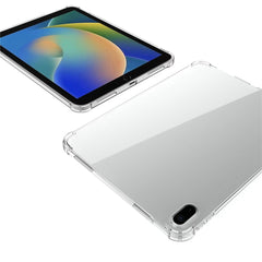 Für iPad (2025) / iPad 10.9 (2022) Weiches TPU-transparentes Gehäuse Eckenschutz Stoßfeste Rückabdeckungsschale 