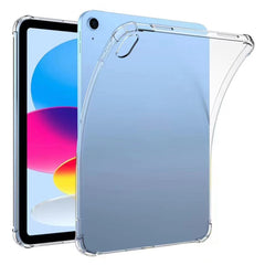 Pour iPad (2025) / 10.9 (2022) Coque de tablette transparente en TPU souple, renforcée aux 4 coins, absorbant les chocs et résistante aux rayures 