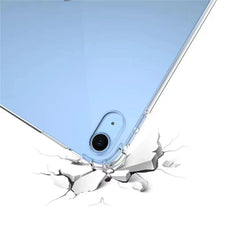 Pour iPad (2025) / 10.9 (2022) Coque de tablette transparente en TPU souple, renforcée aux 4 coins, absorbant les chocs et résistante aux rayures 