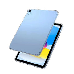 Pour iPad (2025) / 10.9 (2022) Coque de tablette transparente en TPU souple, renforcée aux 4 coins, absorbant les chocs et résistante aux rayures 