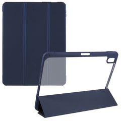 MUTURAL For iPad (2025) / 10.9 (2022) Hybrid TPU+PC Full-Body Protective Case Transparent Back Shockproof Stand Cover with Pen Slot