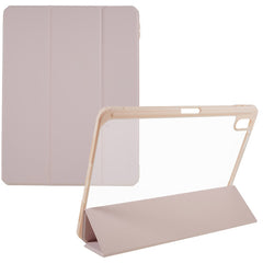 MUTURAL For iPad (2025) / 10.9 (2022) Hybrid TPU+PC Full-Body Protective Case Transparent Back Shockproof Stand Cover with Pen Slot